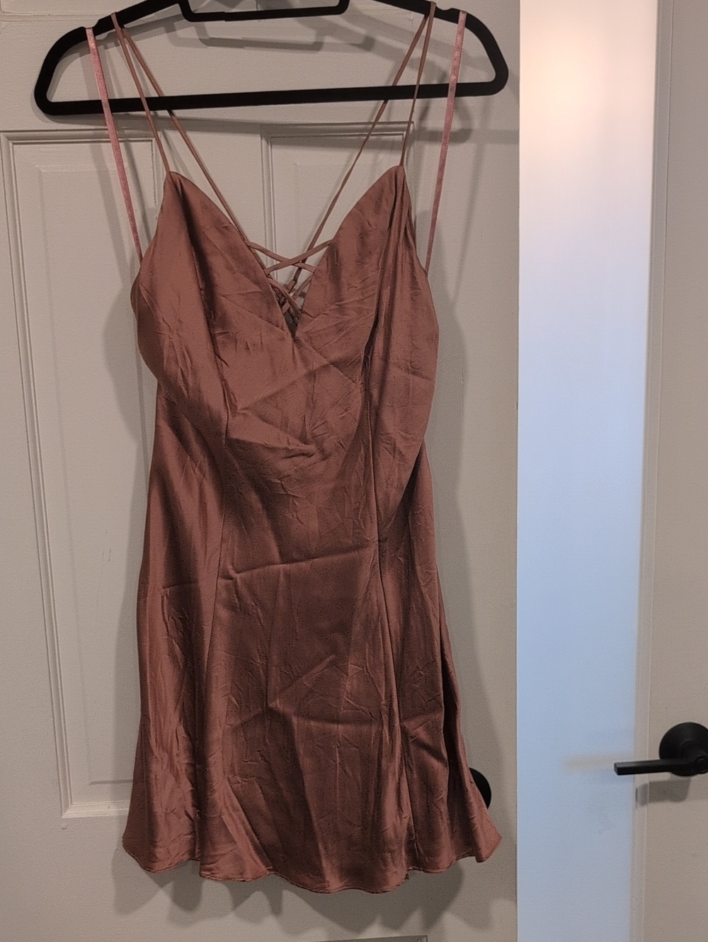 Vintage Gold Label Victoria's Secret 100% Silk Mauve Nightie